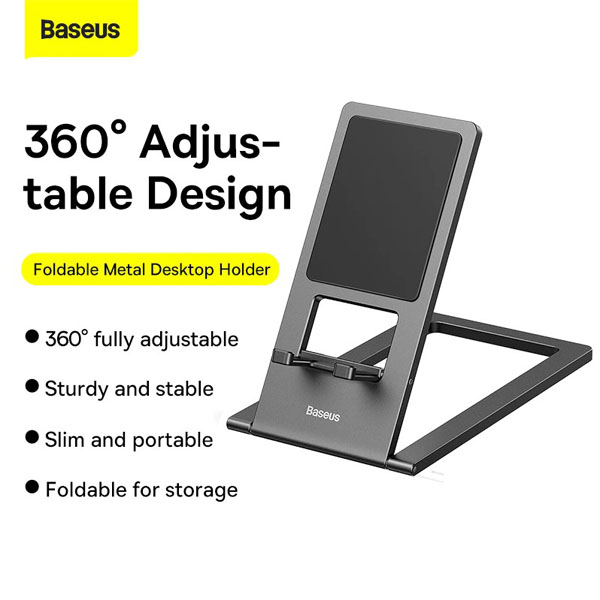 Soporte Baseus Ajustable, Plegable para Tablet, iPad Pro, Xiaomi, iPhone,  Huawei, Samsung