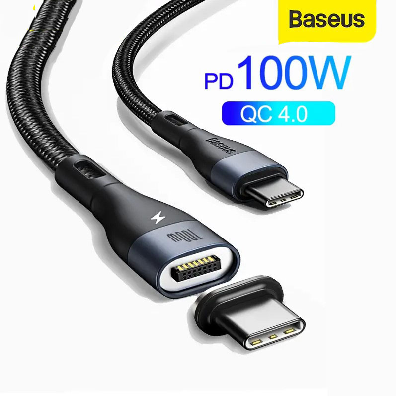  Baseus Cable USB C, 100 W PD 5A QC 4.0 de carga rápida, cable  USB C a C, cable de carga USB tipo C trenzado de aleación de zinc para  iPhone