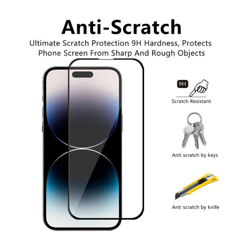 Protector Pantalla Vidrio Templado iPhone 14 Pro Alta Calidad