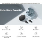 Audifonos Xiaomi Redmi Buds Essential Bluetooth 5.2, IPX4