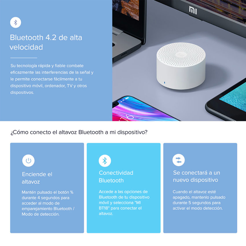 Xiaomi Mi Parlante Compact Bluetooth Speaker 2 
